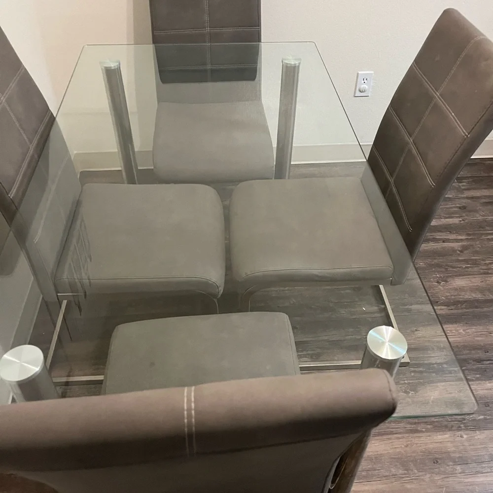 Brand new table with chairs